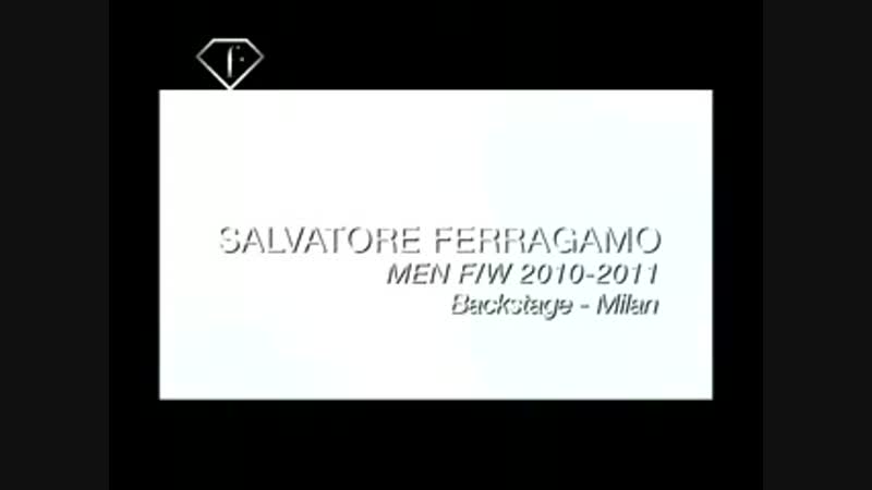 Backstage salvatore ferragamo fall/winter 2010 men's show