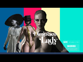 Lady dimitrescu with gold swimsuit | naked mother miranda