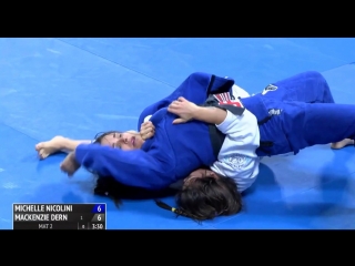 Michelle nicolini vs mackenzie dern ibjjf 2016 worlds