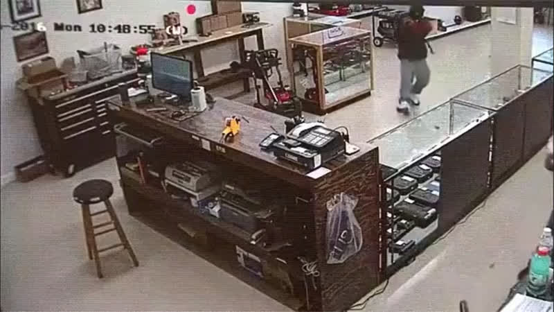 Техас, попытка ограбления