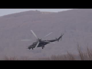 Helikopter mi 35 gađanje po zemaljskim ciljevima