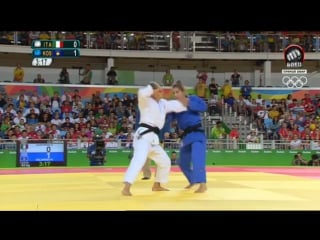 Odette giuffrida (ita) vs majlinda kelmendi (cos) judo rio 2016 52kg final