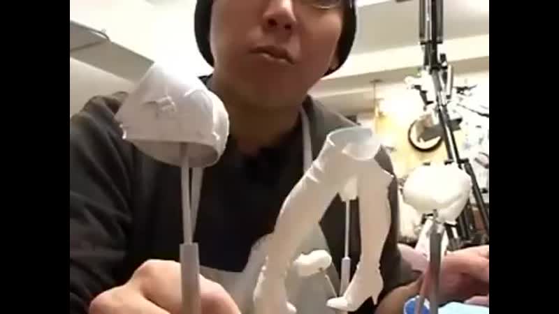 Plamo tsukurou custom scratchbuild figure tutorial 2