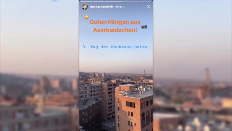 Angela merkels mistake in instagram stories