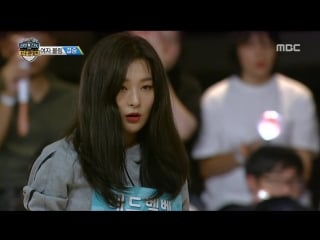 180926 seulgi, joy @ 'idol star athletics championship' bowling~