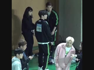 [190107] monsta x fancam (kihyun focus) @ idol star athletics championships 2019