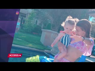 Jamie lynn spears family have a pool party at aunt britneys house! access