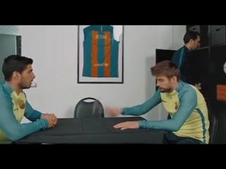 Gerard pique & luis suarez