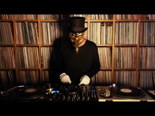 Claptone live @ home, white labels on vinyl