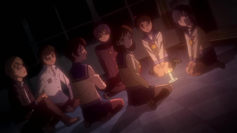Corpse party tortured souls bougyakusareta tamashii no jukyou / вечеринка мертвецов замученные души 1 серия (mvo)