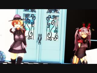 【mmd】【アニメ風】glide プリンツ・オイゲン hd