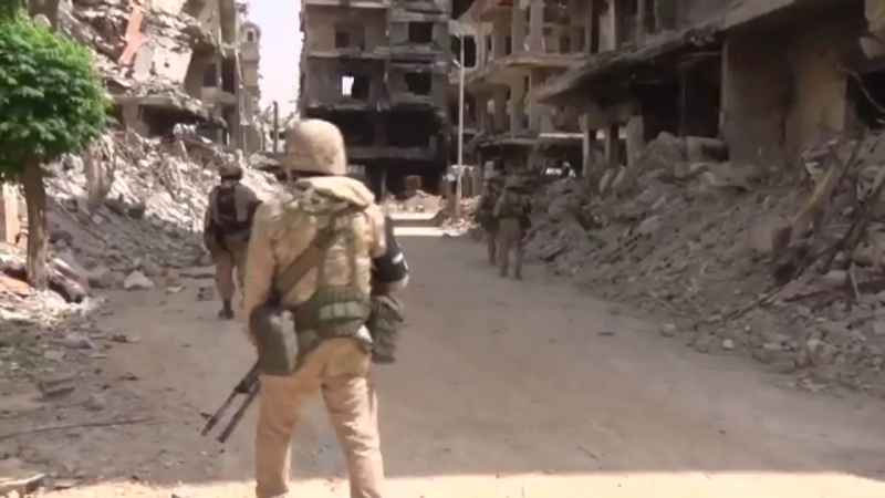 Военная полиция входит в ярмук