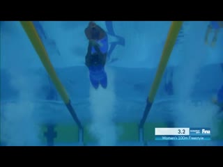 Sarah sjöström (🇸🇪) womens 100m freestyle final fina long course world champi
