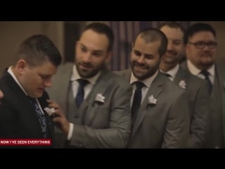 Emotional grooms cry when they see their lovely brides