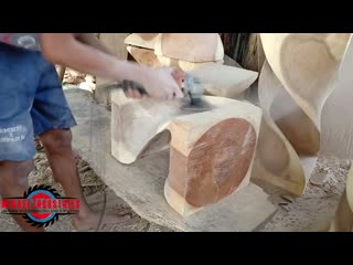 Making a twisted stool amazing skill