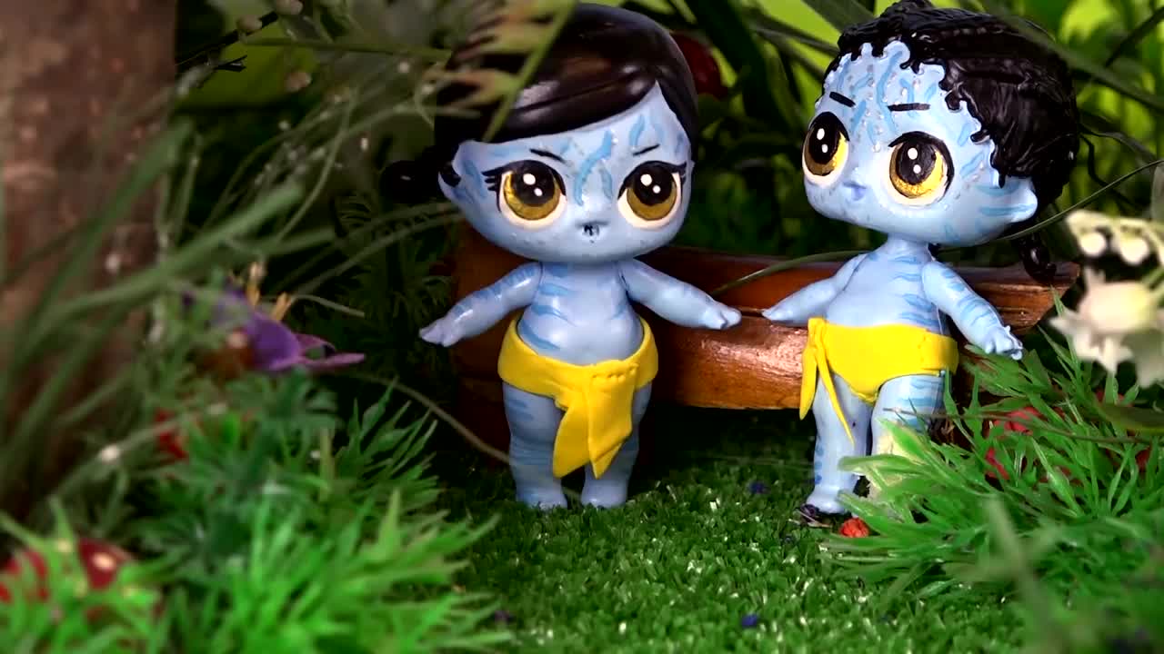 Семейка лол аватар и огромный дом лол на дереве avatar lol families  surprise мультик про куклы лол