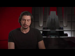 Star wars the last jedi adam driver "kylo ren" behind the scenes official movie interview