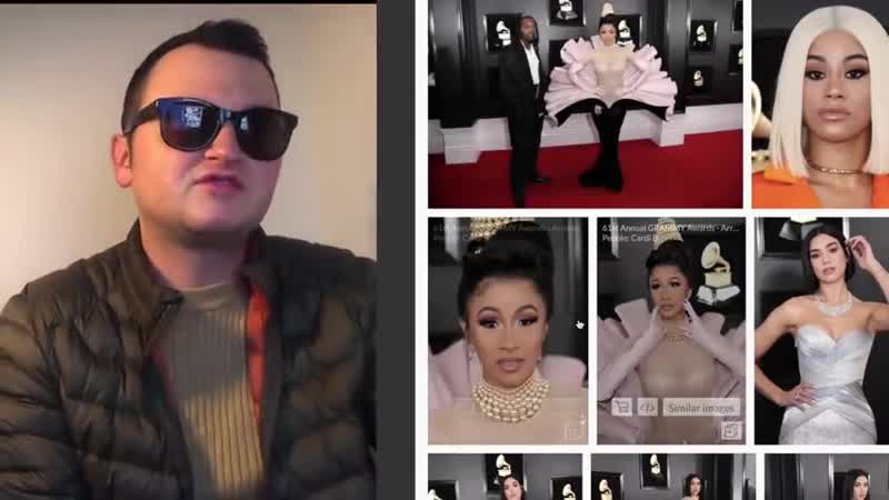 Похититель ароматов обзор нарядов грэмми cardi b grammy 2019 red carpet roast review