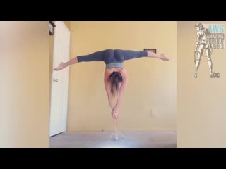 Sls crazy strength flexibility girl leslie munoz fitness motivation 2017