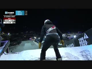Zoi sadowski wins womens snowboard big air silver x games aspen 2019