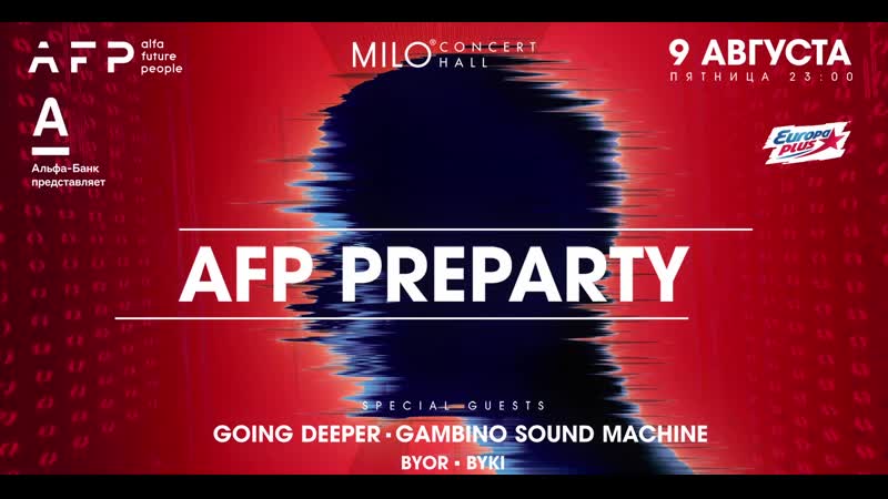 Pre party afp 2019 w/ going deeper (teaser)