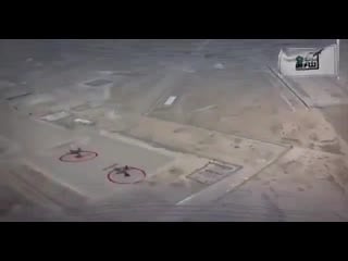 Osbat al thaerin iraq released a new drone footage over ain al assad base