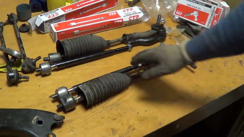 Замена рулевых тяг и наконечников opel vectra c