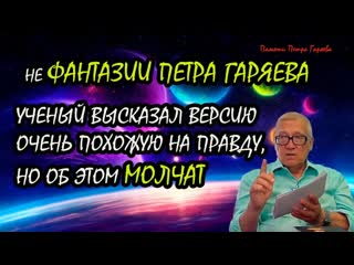 Академик пётр гаряев квантово лингвистическая генетика фракталы медитация