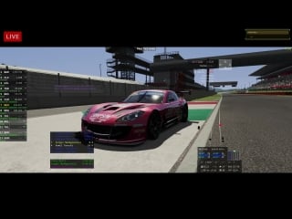 Live srs mugello @ ginetta g55 supercup live onboard