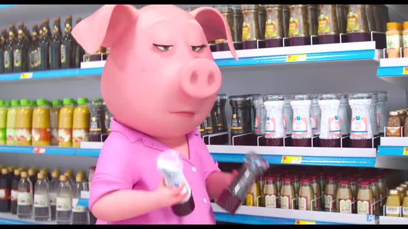 Свинья розита танцует в супермаркете «зверопой» (2016) сцена 4 11 hd