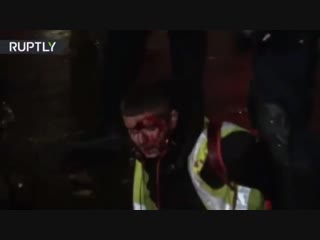 Париж 09 12 2018 задержанные французской полицией протестущие