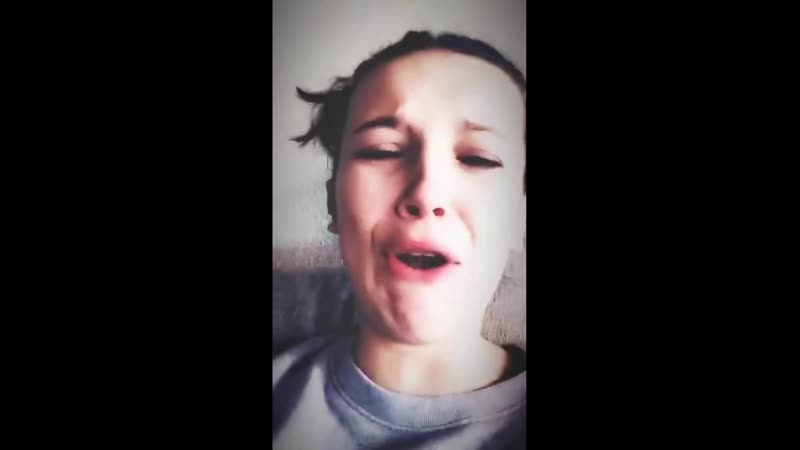 Millie bobby brown instastory videos