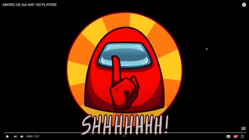 Амонг ас, но 100 игроков! among us 100 players