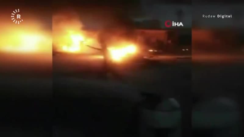 Взрыв заминированного автомобиля в приграничном городе tal abyad