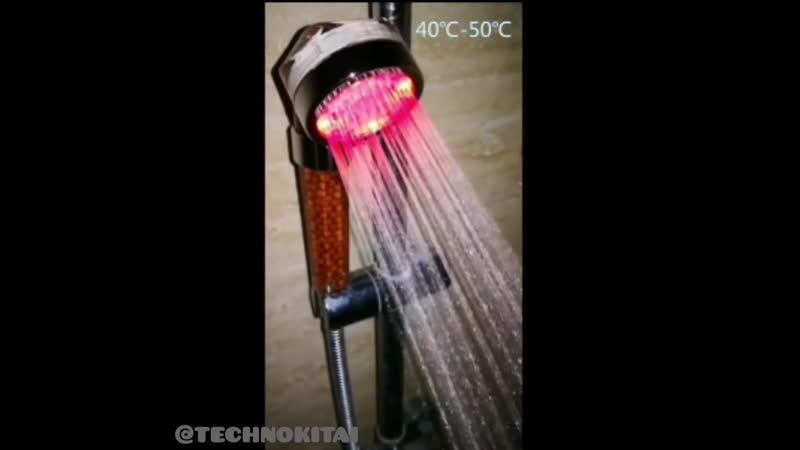 Насадка для душа с термо подсветкой