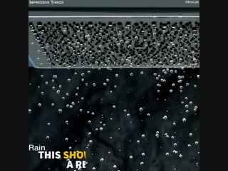 This shower head simulates a real rain storm