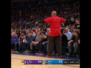 Lavar ball loving life at msg