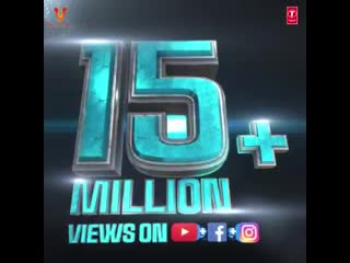 This is how we create history! shadesofsaaho2 clocks a whopping 15m views in just 3 days! watch it here if you havent alrea