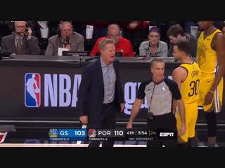 Стив керр разносит судей