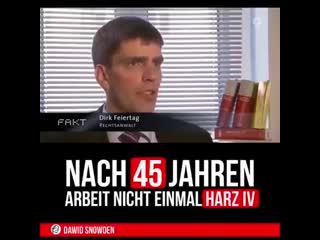 Nach 45 jahren arbeit nicht mal hartz iv