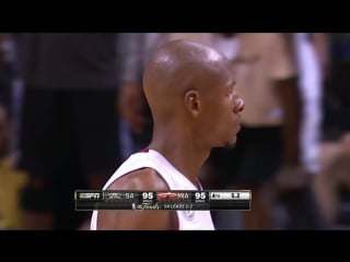 1xстаа ray allens amazing game tying 3 pointer in game 6!