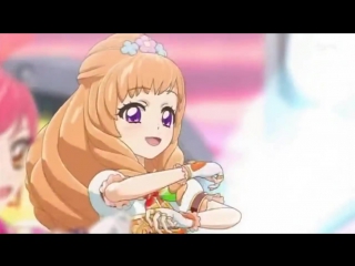 Aikatsu 2! otoshiro seira, saegusa kii, kazesawa sora, himesato maria happy crescendo [episode 95]