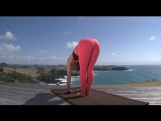 Yoga workout earth breath yoga fitness warm up, yoga pants sweet and spicy grounding yoga