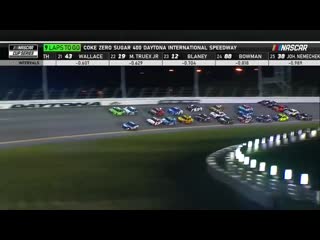 Tyler reddick big crash coke400 daytona mp4