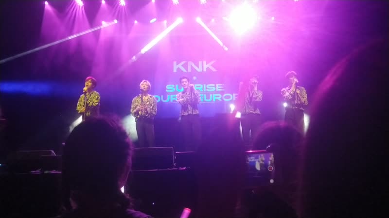 190816 [fancam] knk 무슨 생각해 @ sunrise tour in europe, warsaw