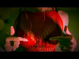 Asmr bra and stockingdress scratching twang, snap,