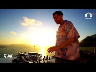 Cj jeff live @ beatport live x santorini island, greece