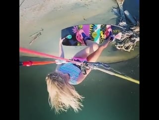 Девушка + кайт = идеальная жена!