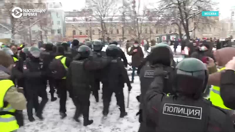 Массовые задержания в москве