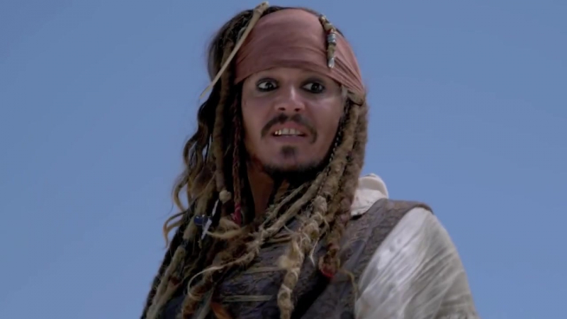 Captain jack sparrow leaves angelica on desert island pirates of the caribbean on stranger tides [hd]